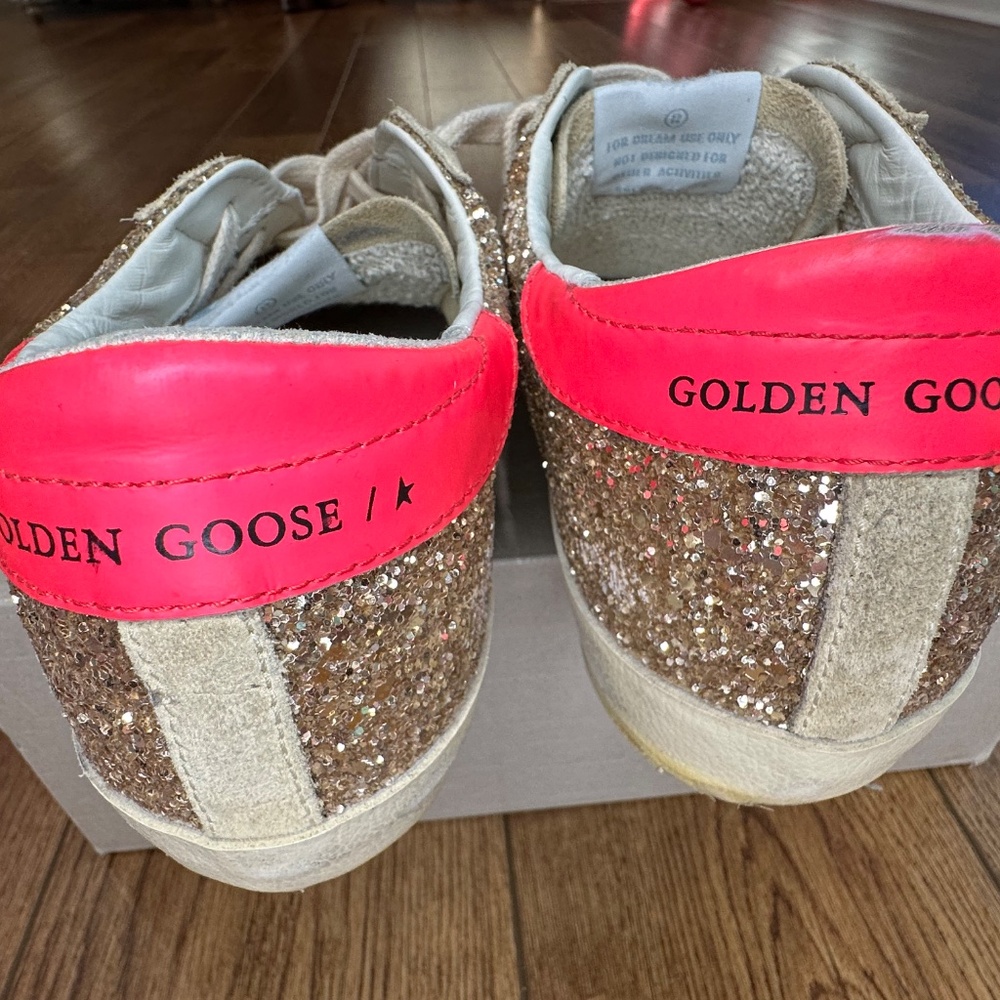 GOLDEN GOOSE Superstar Glitter Low-Top Sneakers - Picture 7 of 16